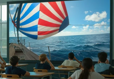 Aula oceánica – Spi-Vuelta vertical Aula oceánica - Spi-Vuelta vertical